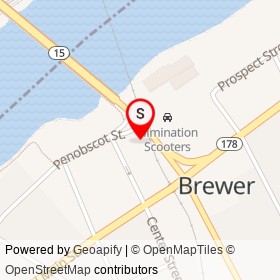 No Name Provided on Penobscot Street, Brewer Maine - location map