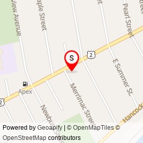 Papa Gambino's on State Street, Bangor Maine - location map
