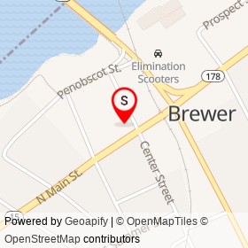 Logical Sip on Center Street, Brewer Maine - location map