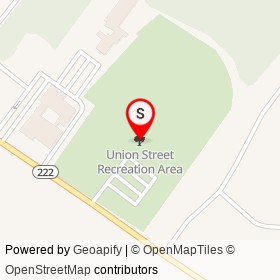 Union Street Recreation Area on , Bangor Maine - location map