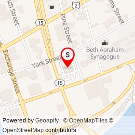 Walgreens on Oak Street, Bangor Maine - location map