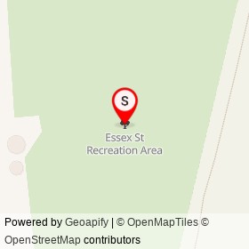 Essex St Recreation Area on , Bangor Maine - location map