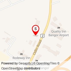 Tim Hortons on Odlin Road, Bangor Maine - location map