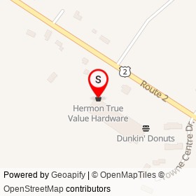 Hermon True Value Hardware on Route 2, Hermon Maine - location map