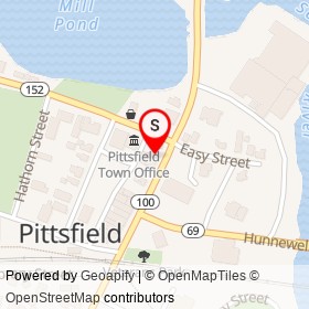 Vittles on Main Street, Pittsfield Maine - location map
