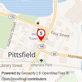 Poponovers on Main Street, Pittsfield Maine - location map