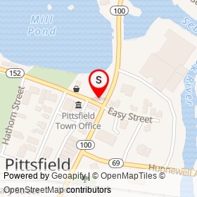 Dysarts on Somerset Avenue, Pittsfield Maine - location map