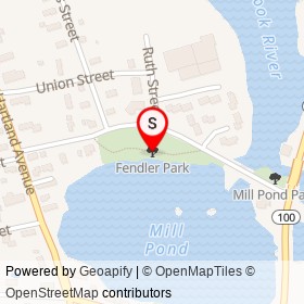 Fendler Park on , Pittsfield Maine - location map