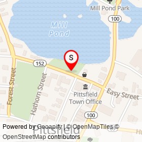Stein Park on , Pittsfield Maine - location map