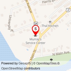 Murray's Service Center on College Avenue, Orono Maine - location map