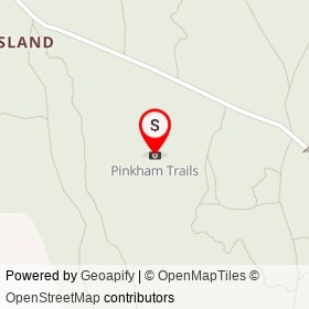 Pinkham Trails on Pinkham Road, Old Town Maine - location map