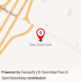 Disc Golf Park on , Orono Maine - location map
