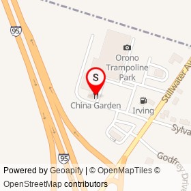China Garden on Stillwater Avenue, Orono Maine - location map