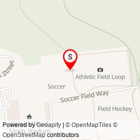 North Athletic Fields on , Orono Maine - location map