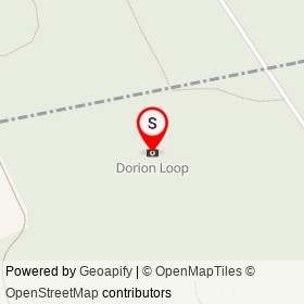 Dorion Loop on Connector Road, Orono Maine - location map