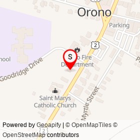 People’s United Bank on Main Street, Orono Maine - location map