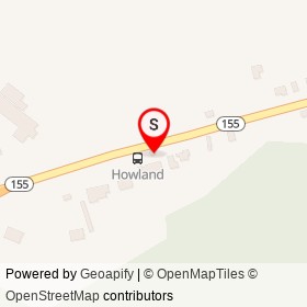 Irving on Lagrange Road, Howland Maine - location map