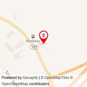 Big Stop on State Route 157, Medway Maine - location map