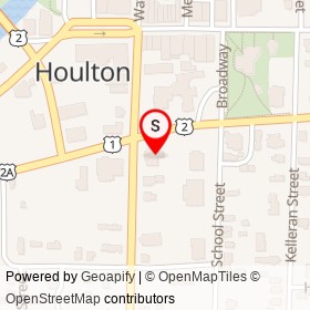 No Name Provided on Court Street, Houlton Maine - location map