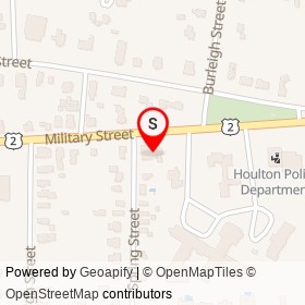No Name Provided on Military Street, Houlton Maine - location map