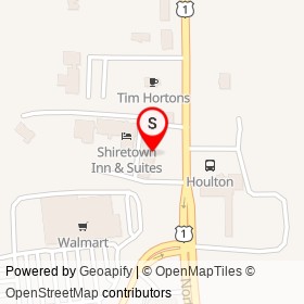 Shiretown Inn & Suites on North Street, Houlton Maine - location map