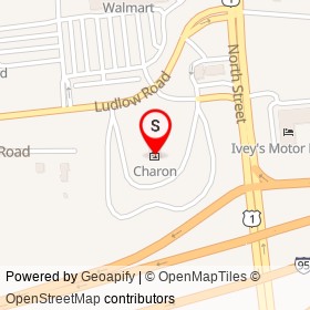 Charon on Ludlow Rd Exit, Houlton Maine - location map