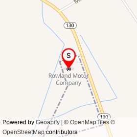 Rowland Motor Company on NC 130, Rowland North Carolina - location map