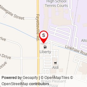 Liberty on Linkhaw Road, Lumberton North Carolina - location map