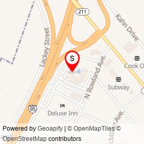 Howard Johnson on Capuano Street, Lumberton North Carolina - location map