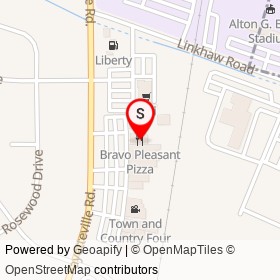Bravo Pleasant Pizza on Fayetteville Road, Lumberton North Carolina - location map