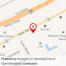 Advance Auto Parts on West 5th Street, Lumberton North Carolina - location map