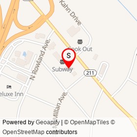 Two Guys Grill on North Roberts Avenue, Lumberton North Carolina - location map