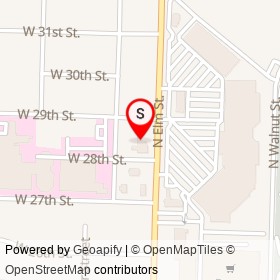 First Bank on West 28th Street, Lumberton North Carolina - location map