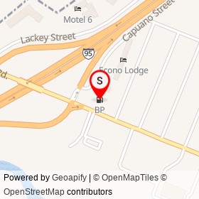 BP on Carthage Road, Lumberton North Carolina - location map