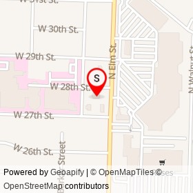 Wells Fargo on West 28th Street, Lumberton North Carolina - location map