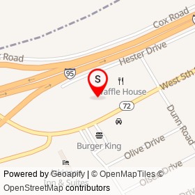 McDonald's on West 5th Street, Lumberton North Carolina - location map