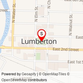 Lumberton on , Lumberton North Carolina - location map
