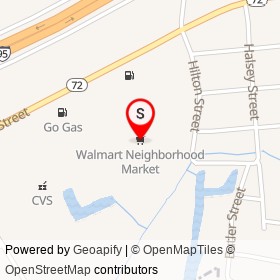 Walmart Neighborhood Market on West 5th Street, Lumberton North Carolina - location map