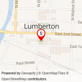 Lumberton on , Lumberton North Carolina - location map
