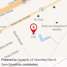 CVS on Dunn Road, Lumberton North Carolina - location map