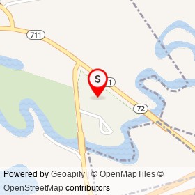 Mcneill's Bridge Access Area on South Caton Road, Lumberton North Carolina - location map