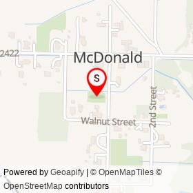 No Name Provided on Sandy Street, McDonald North Carolina - location map
