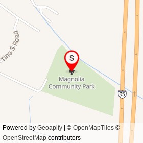 Magnolia Community Park on ,  North Carolina - location map