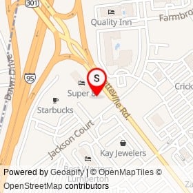 Waffle House on Fayetteville Road, Lumberton North Carolina - location map