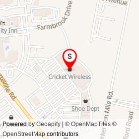 Cricket Wireless on Farmbrook Drive, Lumberton North Carolina - location map