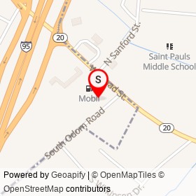 McDonald's on South Odom Road, St. Pauls North Carolina - location map