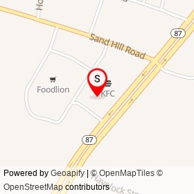 McDonald's on NC 87,  North Carolina - location map