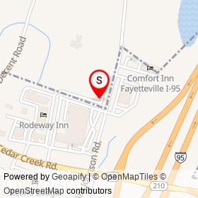 Tesla Supercharger on Jim Johnson Road, Fayetteville North Carolina - location map