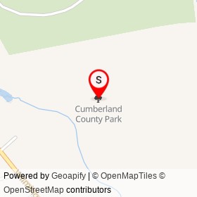 Cumberland County Park on ,  North Carolina - location map