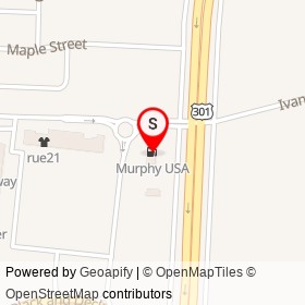 Murphy USA on Ash Road,  North Carolina - location map